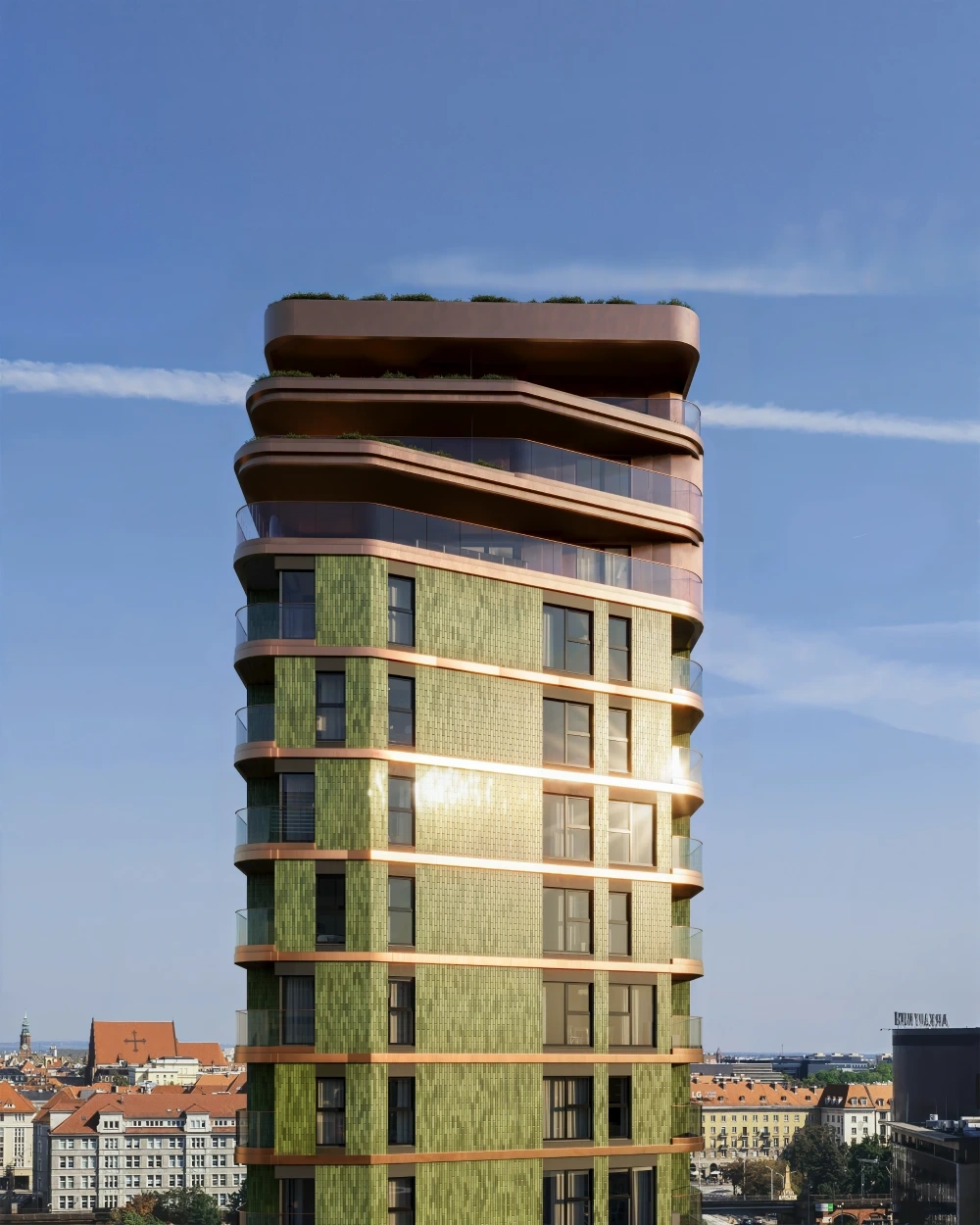 Wizualizacja inwestycji Powstańców 7D