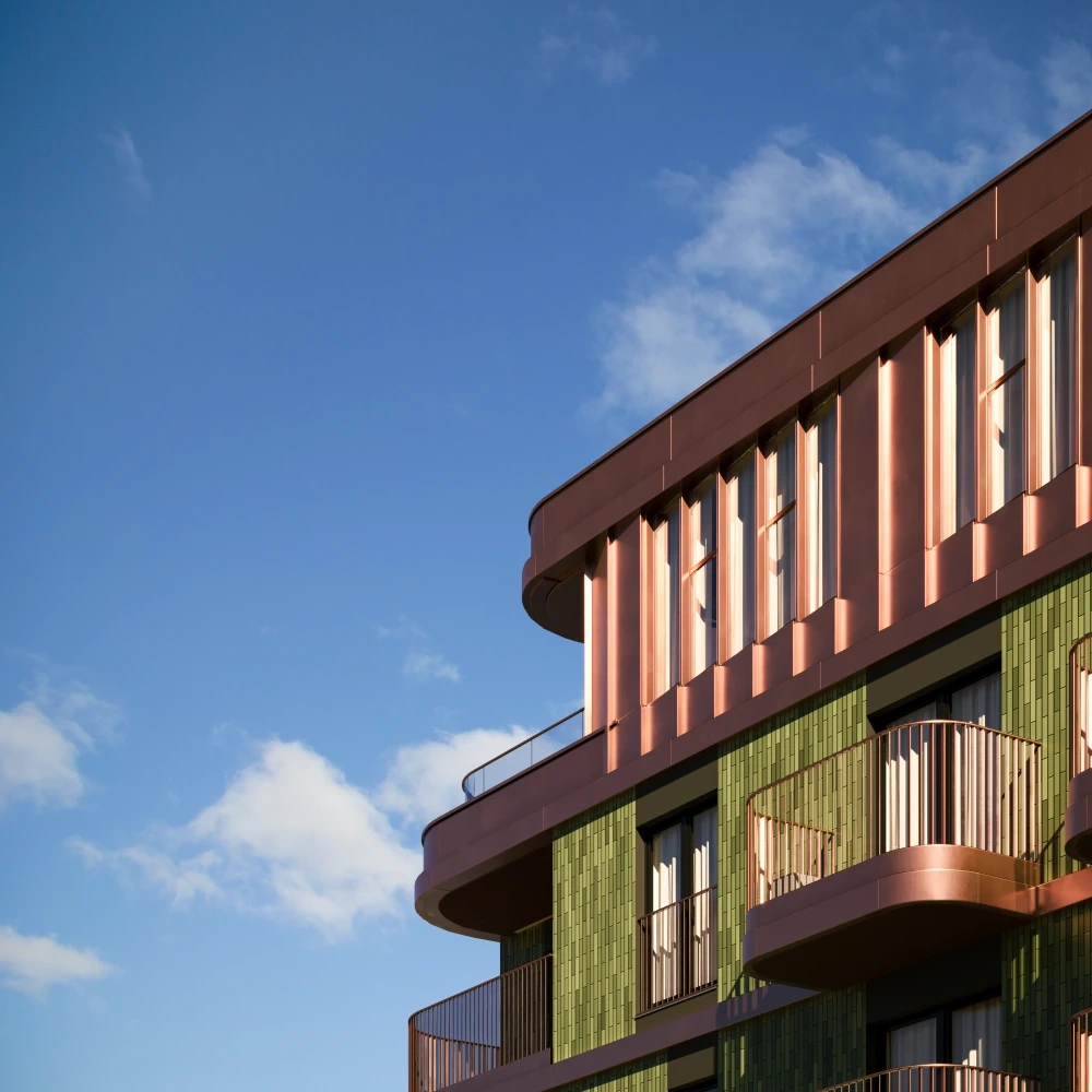 Wizualizacja inwestycji Powstańców 7D